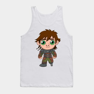 Hiccup chibi from cartoon How to train your dragon Tank Top